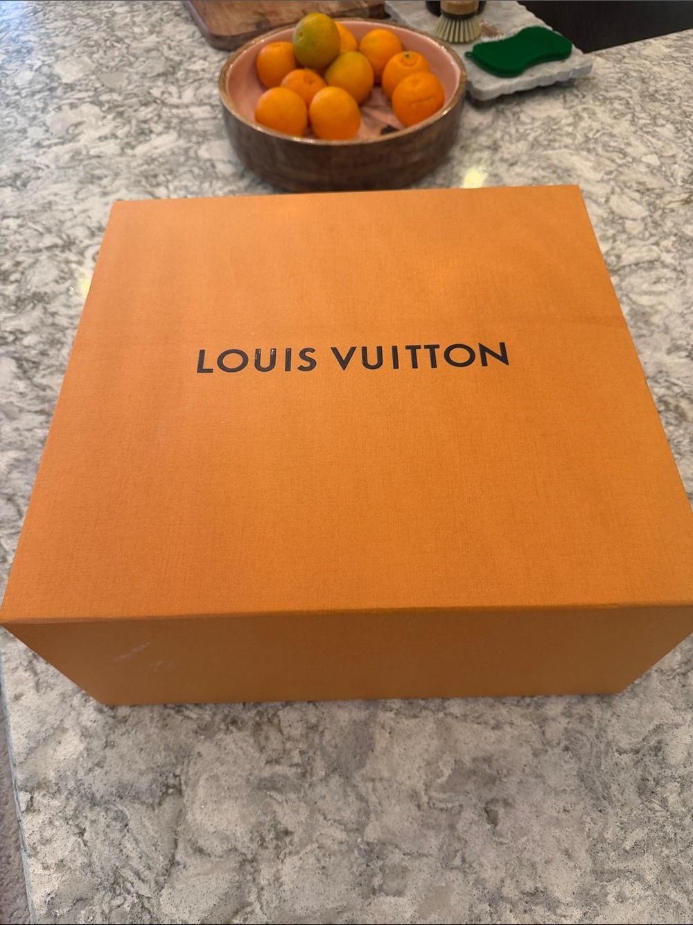 Louis Vuitton Orange Signature Gift Box